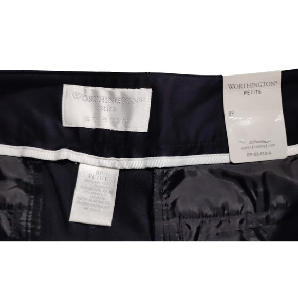 Black Stretchy Work Pants by Worthington 8P - Picture 4 of 7